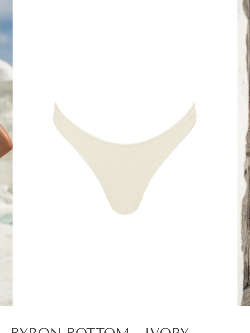 Somerfield Swim Ivory Bikini Bottom